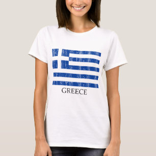Camiseta Bandeira do grego do vintage