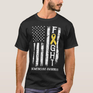Camiseta Bandeira do Guerreiro da Endometriose dos EUA
