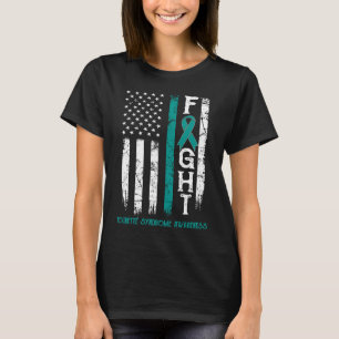 Camiseta Bandeira do Guerreiro da Síndrome Tourette