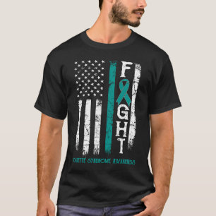 Camiseta Bandeira do Guerreiro da Síndrome Tourette