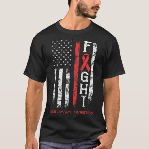 Camiseta Bandeira do Guerreiro de Doenças Cardíacas