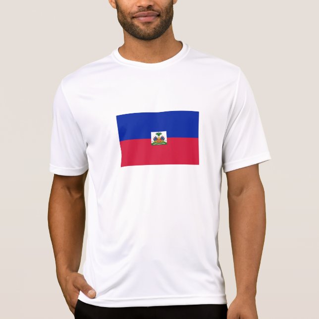 Camiseta Bandeira do Haiti (Frente)