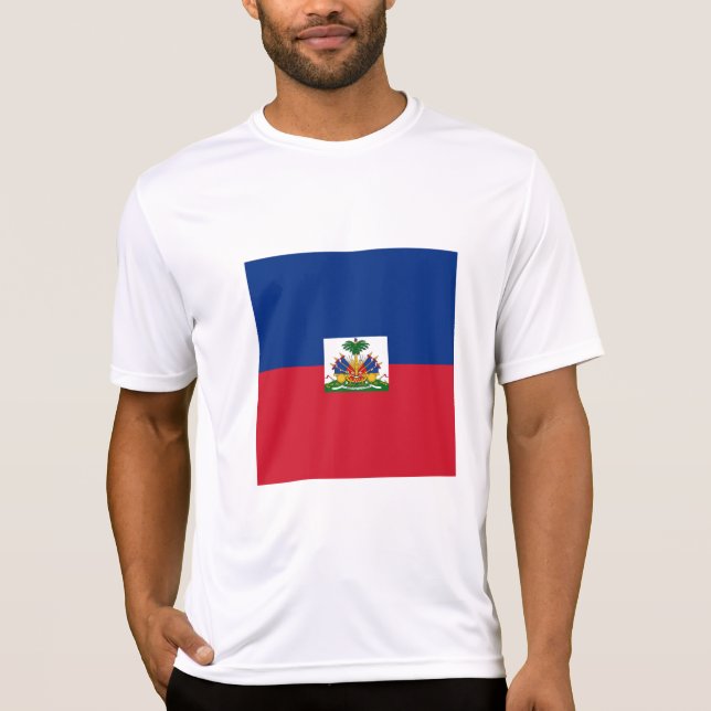 Camiseta Bandeira do Haiti (Frente)