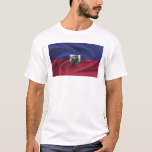 Camiseta Bandeira Do Haiti