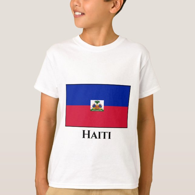 Camiseta Bandeira do Haiti (Haiti) (Frente)