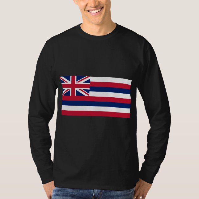 Camiseta Bandeira do Havaí (Estado dos EUA) (Frente)