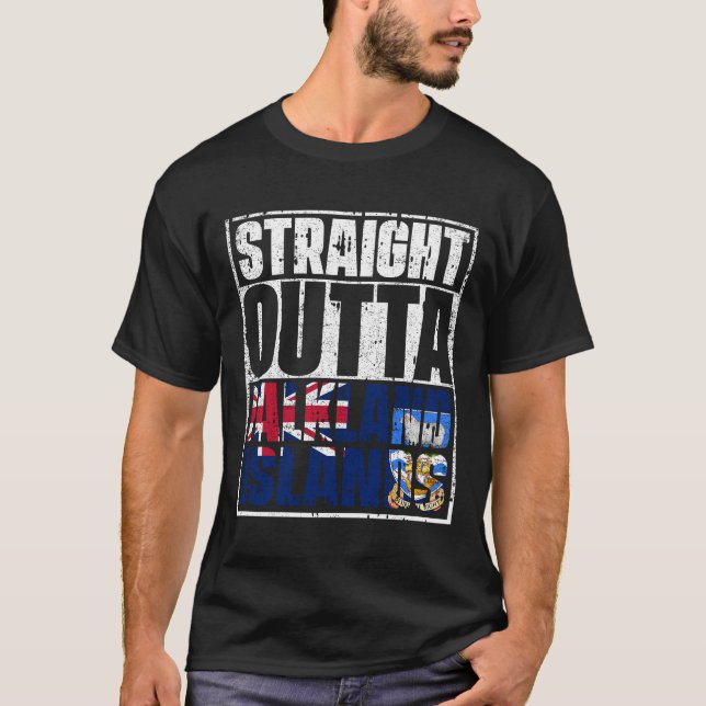 Camiseta Bandeira do hetero Outta falkland (Frente)