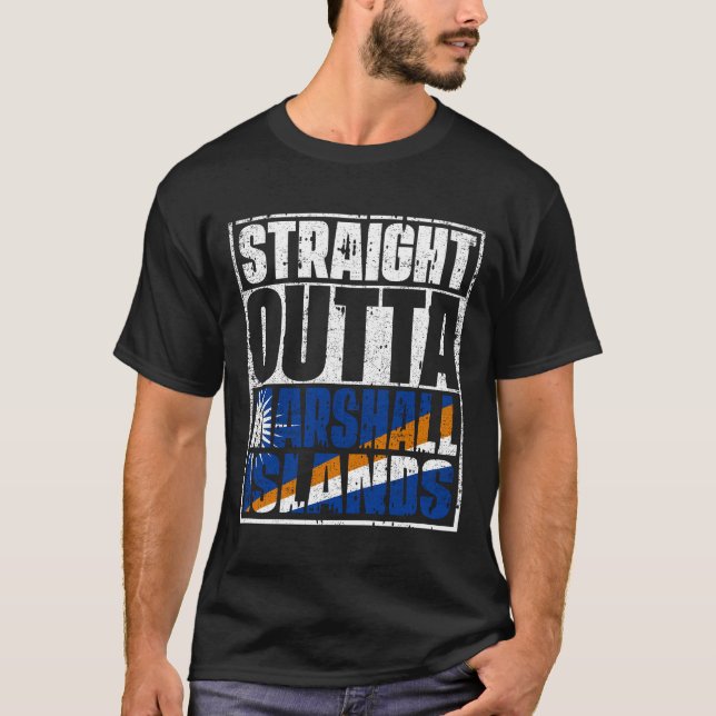 Camiseta Bandeira do Hetero Outta Marshall Islands (Frente)