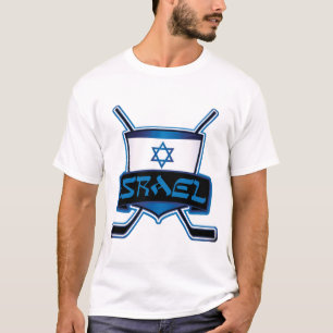 Camiseta Bandeira do hóquei em gelo de Israel