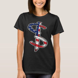 Camiseta Bandeira do Horseshoe Pitching EUA