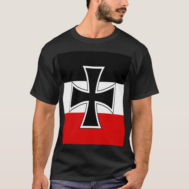 Camiseta Bandeira do Império Alemão (Frente)