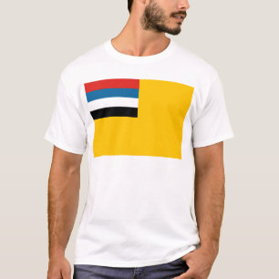 Camiseta Bandeira do império do 滿洲國 de Manchukuo; 