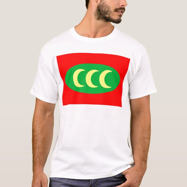 Camiseta Bandeira do império otomano (1517-1844) (Frente)