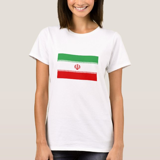 Camiseta Bandeira do Irã (Frente)