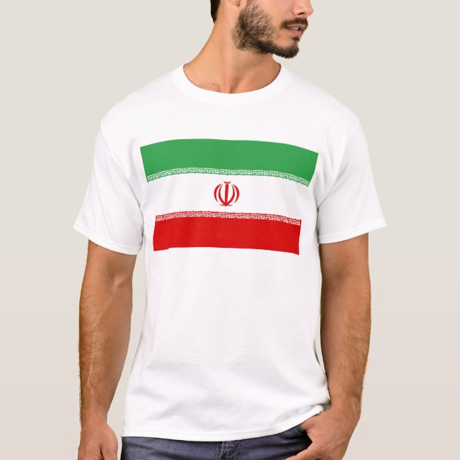 Camiseta Bandeira do Irã (Frente)