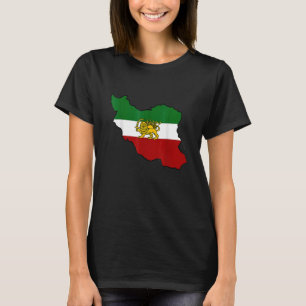 Camiseta Bandeira do Irã com leão