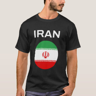 Camiseta Bandeira do Irã Moderna