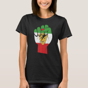 Camiseta Bandeira do Irã, Símbolo do Leão Iraniano, Leoa Ir