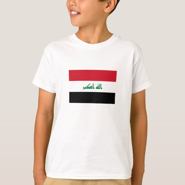 Camiseta Bandeira do Iraque (Frente)