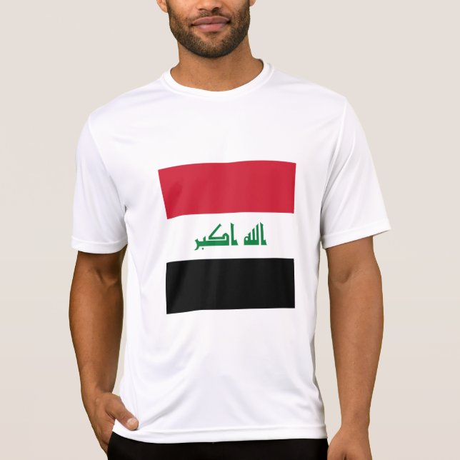 Camiseta Bandeira do Iraque (Frente)