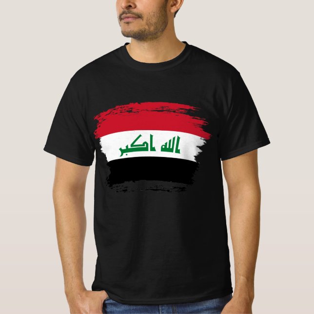 Camiseta Bandeira do Iraque (Frente)