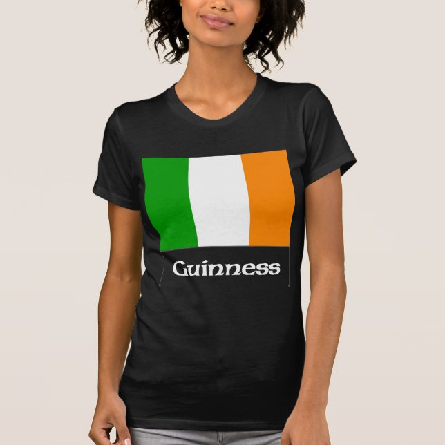 Camiseta Bandeira do irlandês de Guinness (Frente)