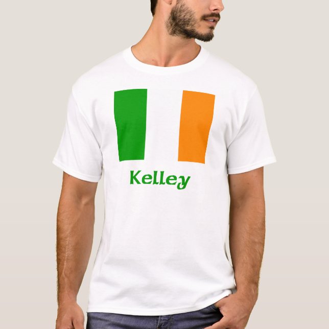Camiseta Bandeira do irlandês de Kelley (Frente)