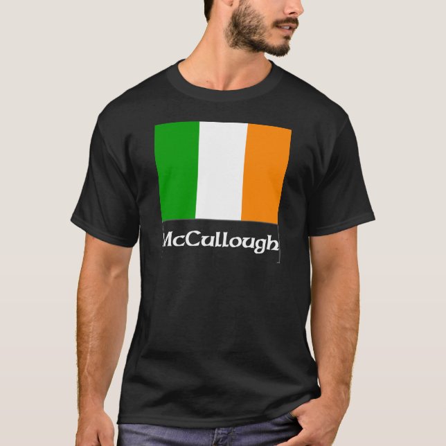 Camiseta Bandeira do irlandês de McCullough (Frente)