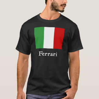 Camiseta Bandeira do italiano de Ferrari