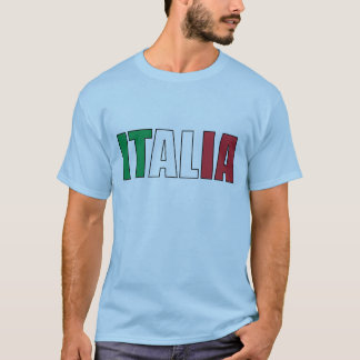 Camiseta Bandeira do italiano de Italia