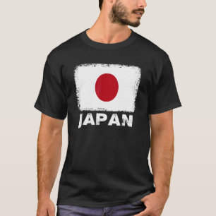 Camiseta Bandeira do Japão Apoie as Mulheres e Homens do