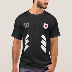 Camiseta Bandeira do Japão de Futebol do Japão Retro10