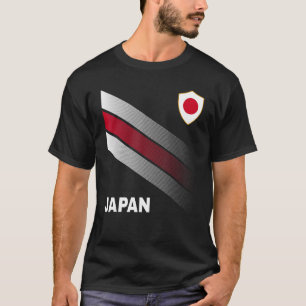 Camiseta Bandeira do Japão de Futebol para Homens Mulheres