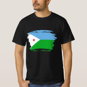 Camiseta Bandeira do Jibuti