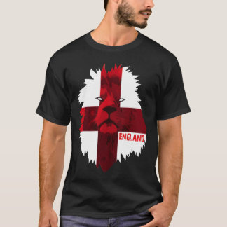 Camiseta Bandeira do Leão do Orgulho Nacional da Inglaterra