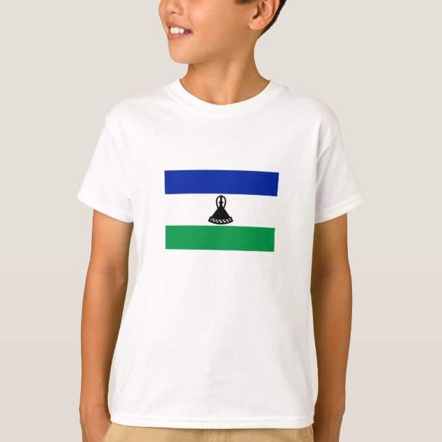 Camiseta Bandeira do Lesoto (Frente)