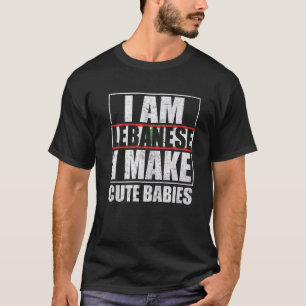 Camiseta Bandeira do Líbano Homens e Mulheres Libaneses Org