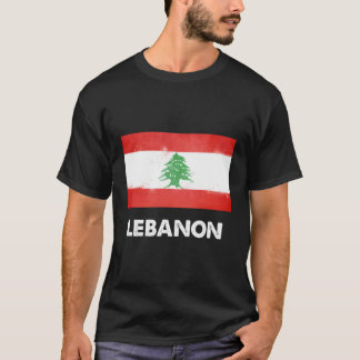 Camiseta Bandeira do Líbano libanês