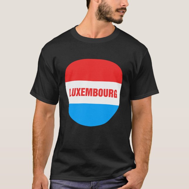 Camiseta Bandeira do Luxemburgo (Frente)