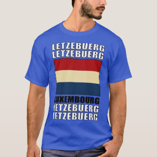 Camiseta Bandeira do Luxemburgo