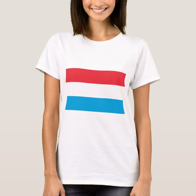 Camiseta Bandeira do Luxemburgo (Frente)