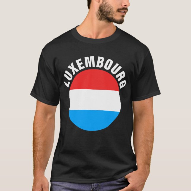 Camiseta Bandeira do Luxemburgo (Frente)