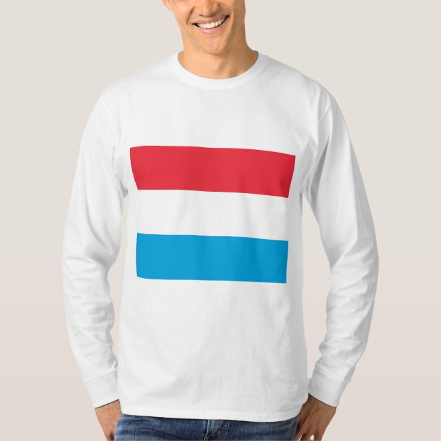 Camiseta Bandeira do Luxemburgo (Frente)
