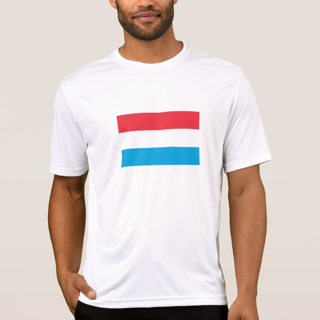 Camiseta Bandeira do Luxemburgo (Frente)