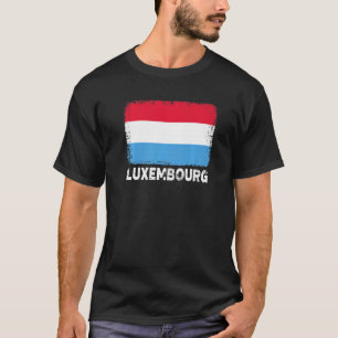 Camiseta Bandeira do Luxemburgo Apoio às Pessoas luxemburgu