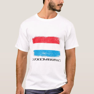 Camiseta Bandeira do Luxemburgo Europa Viagem Férias Europa