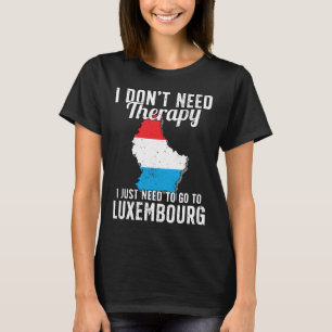 Camiseta Bandeira do Luxemburgo I Férias Luxemburgo