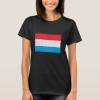 Bandeira do Luxemburgo Orgulho Luxemburguês Vintag