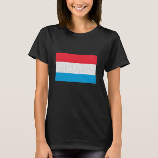Camiseta Bandeira do Luxemburgo Orgulho Luxemburguês Vintag