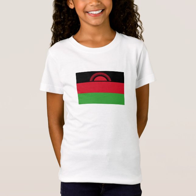 Camiseta Bandeira do Malawi (Frente)